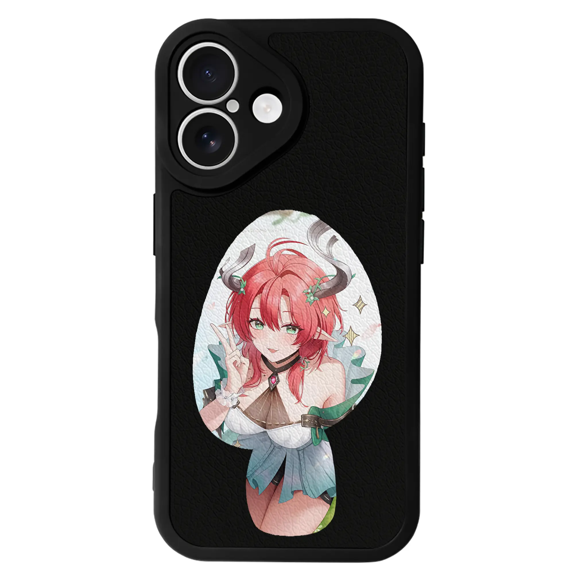 鳴潮 グッズ シャコンヌ - IPhone 16シリーズ対応 ・ シリコンスマホケース ・ レザー調 ・ 高精度フィット ・ 耐衝撃 ・ ワイヤレス充電対応 ・ 精密カット